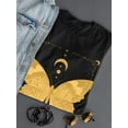 thumbnail image 3 of Golden Butterfly T-Shirt Women -Smartprints Designs, Female 5X-Large, 3 of 4