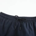 thumbnail image 6 of Gym Shorts Men Summer Casual Elastic Waist Lightweight Breathable Straight Leg Athletic Workout Shorts with Pockets, 6 of 6
