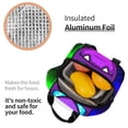 thumbnail image 6 of Geometry Dash Lunch Bags Lunchbox Portable Tote Bag Insulated Bento Bag Reusable Meal Holder, 6 of 8