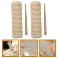 thumbnail image 2 of 2 Sets Guiro Wood Percussion Instrument Early Education Instrument for Developing Music Potential, 2 of 8