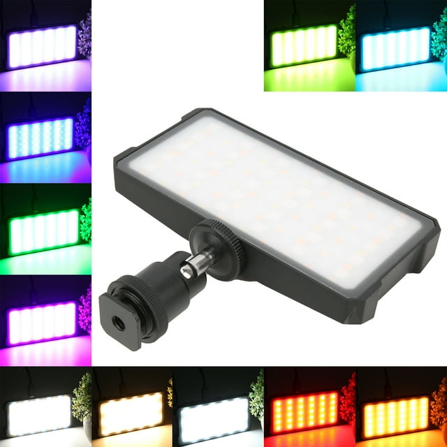 Luz De Vídeo LED RGB A Todo Color, Luz De Cámara Portátil Fuerte Para Fotografía De Pintura Ligera Para Luz De Relleno En Vivo Al Aire Libre
