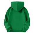 thumbnail image 4 of Eltusu Girls Pullover Hoodies, Long Sleeve Casual Loose Solid Color Girls Sweatshirts Green Size 9-10 T, 4 of 5