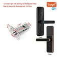 thumbnail image 2 of Door Lock, Tuya Electronic Smart Door Lock With Biometric Finrprint / Smart Card / Password / Key Unlock/ USB Emerncy Char ,Easy to Install, 2 of 7