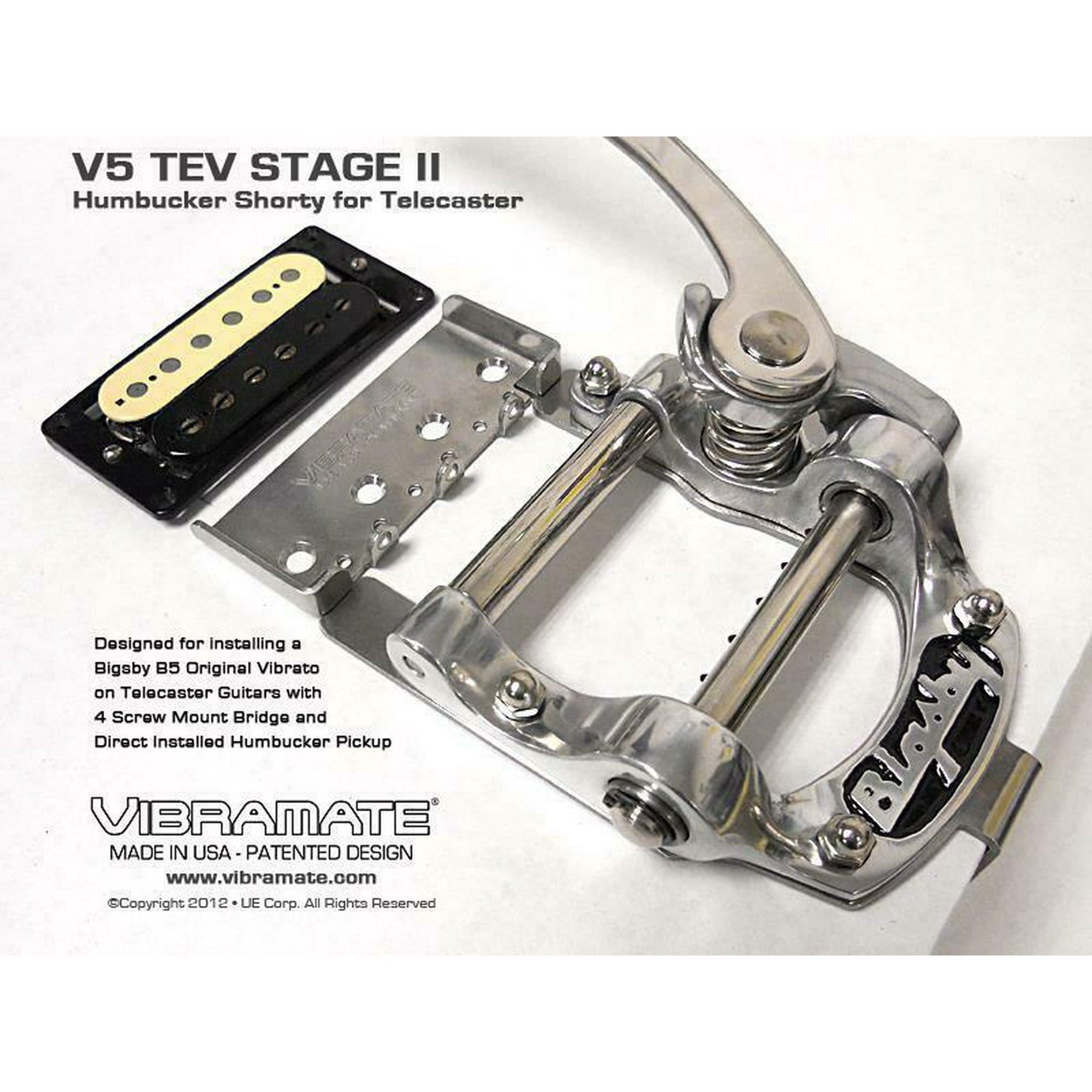 Bigsby B5 & Vibramate V5-TEAS-ST Mounting Kit~Cabronita Tele~USA  