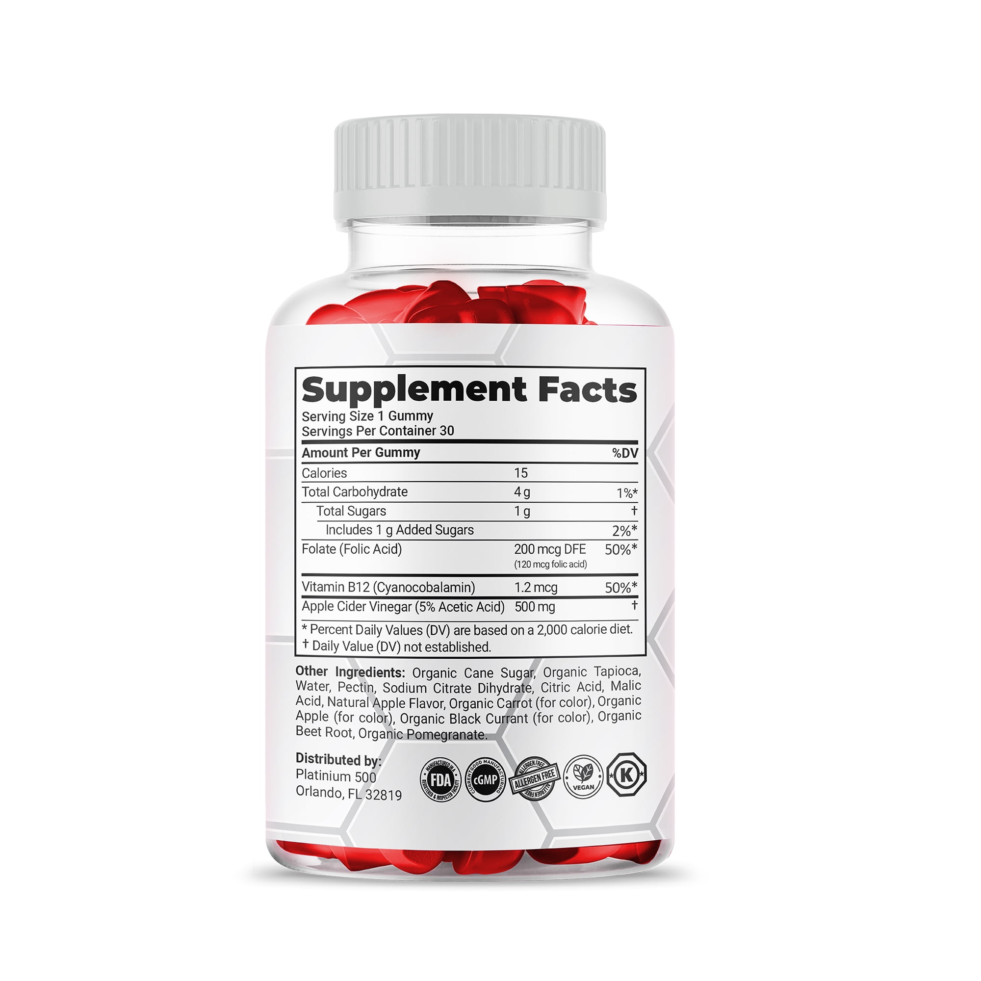 Simpli Health ACV Gummies, Maximum Strength, Simple Health Keto ACV Gummies Dietary Supplement (5 Pack)
