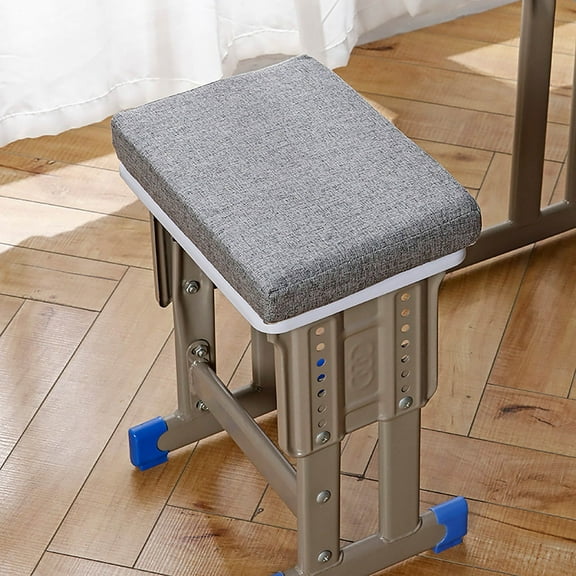 Memory Foam Seat Cushion - High Density Sponge Chair Pad for Office Chair,Wheelchair, Car Seat,Computer Chair, Breathable,with Washable Cover, Non- Silicone Base & Adjustable Straps(A)