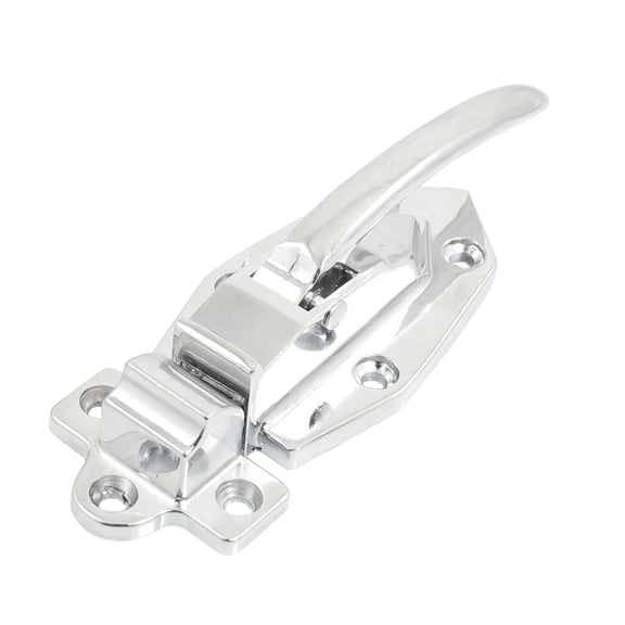 Uxcell Zinc Electroplating Spring Loaded in Freezer Cooler Door Handle Latch 5.7"
