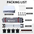 thumbnail image 5 of 10x10ft 1-Person Setup Pop Up Canopy Tent with Roller Bag,4 Sandbags and 8 Stakes,Height Adjustable,White, 5 of 12