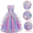 thumbnail image 4 of Princess Unicorn Dress Up for Little Girls Birthday Dresses Party Costumes, 4 of 5
