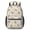 Cow and Flower, variant on Cow and Spot Green Pattern 17" School Backpacks for Teens,Waterproof Oxford Fabric,S-Shape Padded Straps for School,Travel,Hiking,Camping