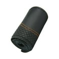 thumbnail image 1 of Funda genérica para volante, protector de volante de coche de cuero negro. linea naranja, 1 of 8