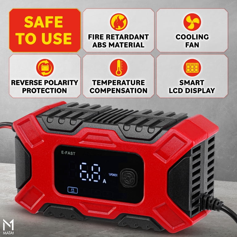 Mata1 6-Amp Smart Trickle Charger & Maintainer, 12V photo 4