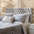 thumbnail image 1 of Annecy Fabric Headboard, Queen/Full, Light Grey, 1 of 7