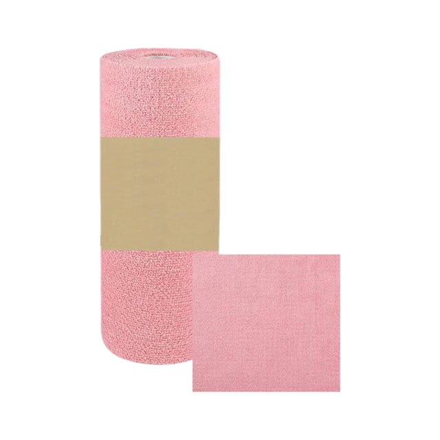 Rollo de paño de microfibra desechable para limpieza general, toallas de papel para cocina y baño, trapos de limpieza gruesos y grandes, 20 hojas de toallitas absorbentes de aceite que no rayan, colo