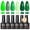 Green Summer Collection, variant on Gel Nail Polish Set - 6 Colors Jelly Pastel Macaron, Soak Off UV/LED, Sheer Jelly Tones for Spring Summer Gift for Girls 10ML