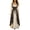 Coffee, variant on JIAYUE Women's False Two Piece Long Dress Vintage Elegant Breathable Lace Trim Corset Puff Long Sleeve Square Neck Dress For Halloween Party
