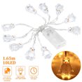 thumbnail image 1 of Cadena De Luces Con Forma De Animal De Pingüino 10-Led 1.65M Decoración De Ambiente Speravity HA025771-02, 1 of 5