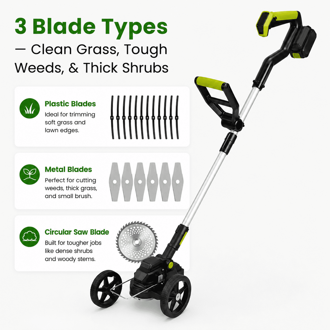 Cordless String Trimmer Grass Mower