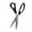 Silver 3mm, variant on Riousery Fabric Decorative Round/Triangle Edge Pinking Shears Scissors Clipper, 7mm Teeth, 9.45 inches / 24 cm Length, Heavy-Duty Stainless Steel Craft Shears for Professional Sewing