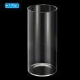 thumbnail image 3 of Uxcell 5.9"x2.6" Clear Glass Cylinder Vase Tabletop Flowers Vase Floating Candle Holder Vase, 3 of 6
