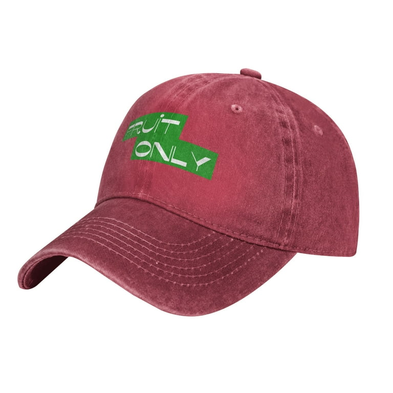 ZICANCN Mens Hats Unisex Baseball Caps-Fruit Only Hats for Men Baseball Cap  Western Low Profile Hats Fashion 