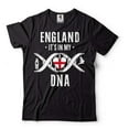 thumbnail image 2 of England Shirt England National Patriotic Shirt England DNA Shirt England National Shirt English Gift (X-Large Navy Blue), 2 of 6