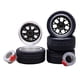 thumbnail image 5 of 2x4x Reemplazo RC Ruedas Neumáticos RC Coche Neumáticos Para Camiones Accesorios Negro, 5 of 8