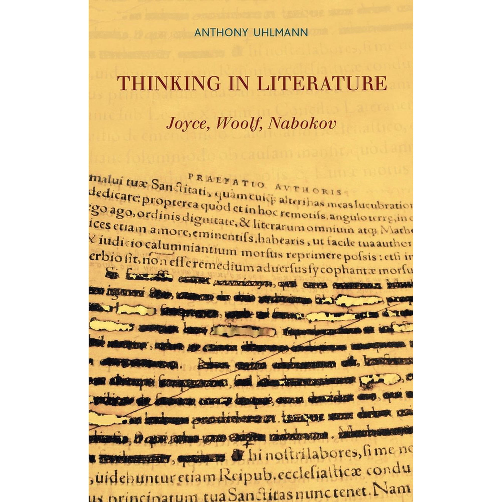 Thinking in Literature: Joyce Woolf Nabokov (Paperback)