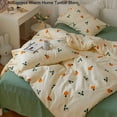 thumbnail image 4 of Simple Red Cherry Bedding Sets Nordic Flower Quilt Cover Single Double Size Bed Linen Adult Girls Quilt Cover Decor Home Textile, 4 of 7