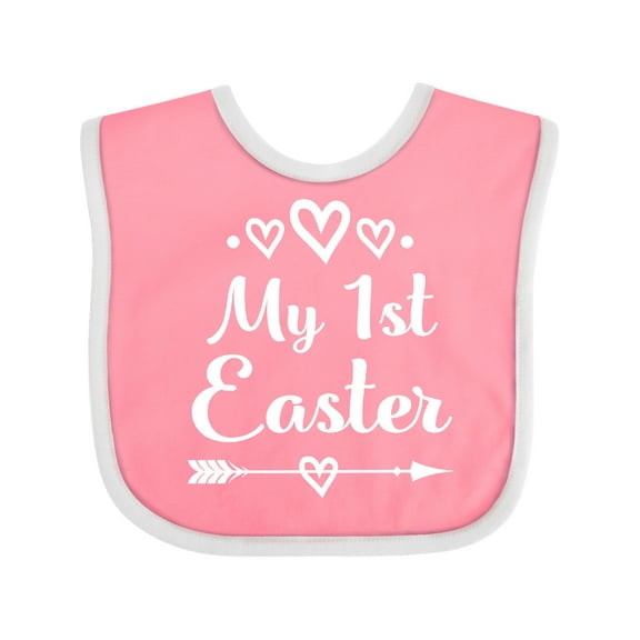 Inktastic My 1st Easter Girls Holiday Girls Baby Bib