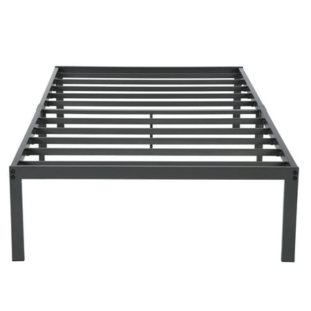 GranRest 14" Dura Metal Steel Slat Bed Frame, Twin
