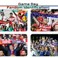 thumbnail image 6 of Customizable Soccer Fan Kit – Complete Supporter Pack with Flag, Scarf, Team Glasses, Face Paint, Wristband & Cheer Clappers for Soccer Game Day, 6 of 7