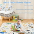 thumbnail image 2 of Ludolm Baby Play Mat for Floor - 50x50 inches Kids Foldable Playmat for Babies and Toddlers, 2 of 8