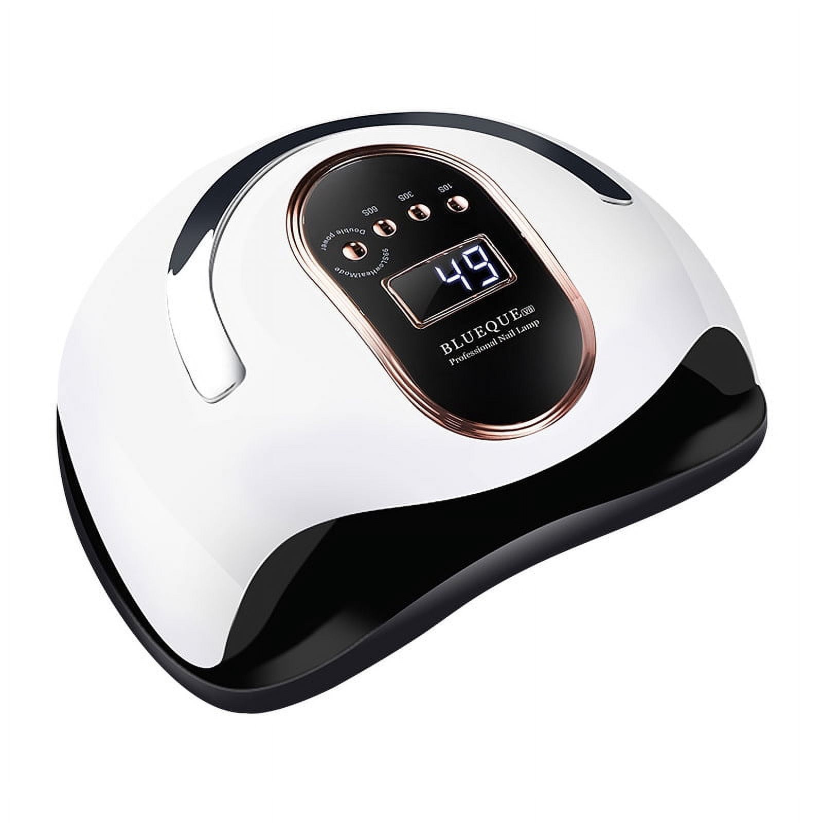 168W Professional Nail Lamp - Super Power UV LED Nail Dryer, Fast Curing Light for Gel Polish with Sensor, Salon & Home Manicure Machine for All Gel Types