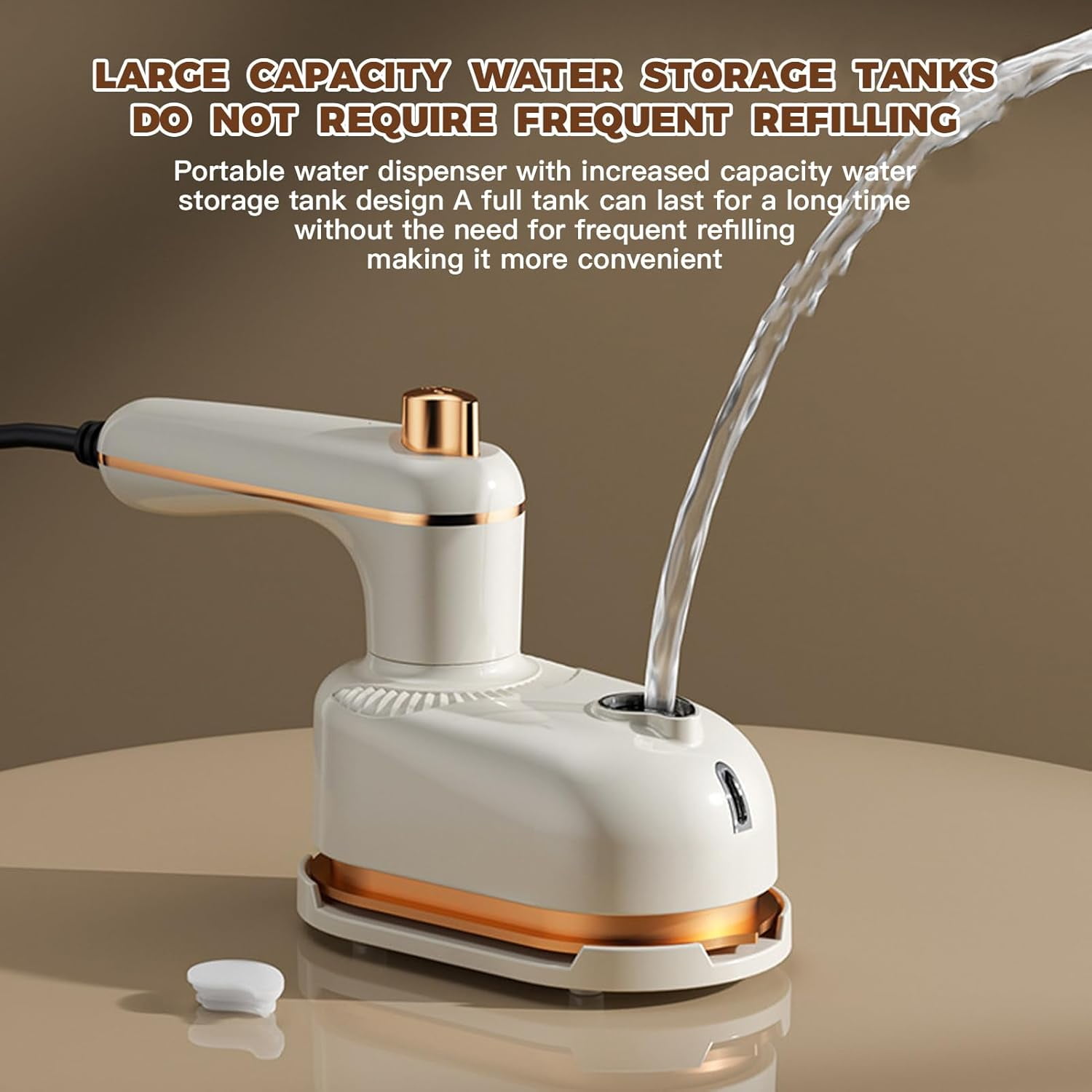 Mini Steam Iron, 2-in-1 Handheld Clothes Steamer & Iron, Portable Travel Steamer with Fast Heat-Up, Anti-Scalding Base, for Home, Dorm, Office Use