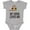 AC-Heather Grey, variant on Inktastic My Nana Loves Me Owl Girls Baby Bodysuit
