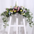 thumbnail image 2 of XunW Sunflower Daisy Leaf Imitation Flower Lintel Mirror Front Flower Table Flower Pendant Decoration, 2 of 9