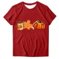 thumbnail image 1 of Camisetas de Manga Corta para las Mujeres, Lindo Pollo Granja Impresión Camiseta, Casual Mamá Tee Blusa Ligera, 1 of 1