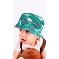 thumbnail image 2 of Wear Sierra Baby Boys’ Cartoon Animal Print Fedora Hat, Soft UV Protection, Green, One Size, 2 of 3