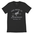thumbnail image 5 of Ford Motor Co Bronco Detroit MI V-Neck T-shirt Vintage Truck Since 1966 4x4 Off Road Adventure Classic Car Fan Tee, 5 of 7