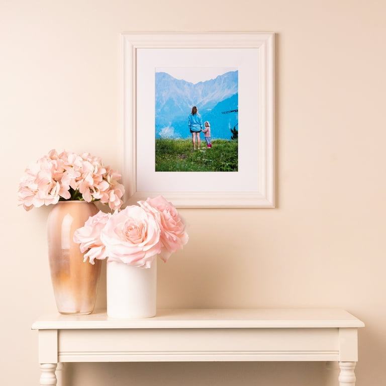 額縁 POST ArtToFrames 14x16 inch White Picture Frame, White Wood