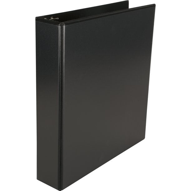 Pen+Gear Basic Binder, 1' Round Rings, Black (WM368-14B-TC)