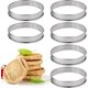 thumbnail image 1 of 6 Piece Cake Rings, Stainless Steel Cake Ring Perforated Tart Ring Making, 1 of 3