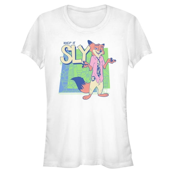 Juniors Zootopia 2 Nick Wilde Keep It Sly T Shirt