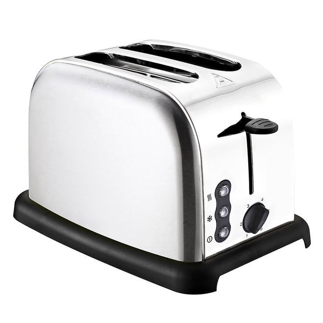 Lishi Grille-Pain Ultra Compact en Acier Inoxydable pour Deux Pains