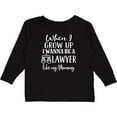 thumbnail image 3 of Inktastic Future Lawyer Like Mommy Boys or Girls Long Sleeve Toddler T-Shirt, 3 of 5