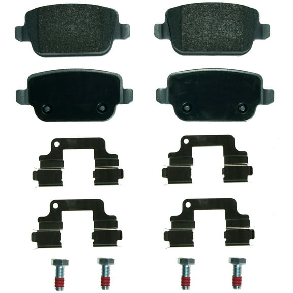 Wagner ThermoQuiet MX1314 Semi-Metallic Disc Brake Pad Set Fits select: 2008-2013 LAND ROVER LR2, 2007-2009 VOLVO S80