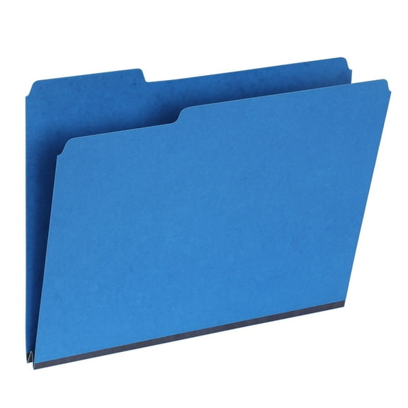 Pendaflex Recycled File Folder 1-Tab Assorted Letter Size Dark Blue 25/Box (1007008)