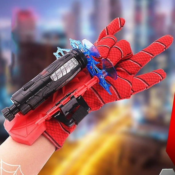 Marvel Spider-Man, jouet de déguisement 2 en 1 Super lanceur de toiles,  inclut toile liquide, tire des toiles ou de l'eau, dès 5 ans 