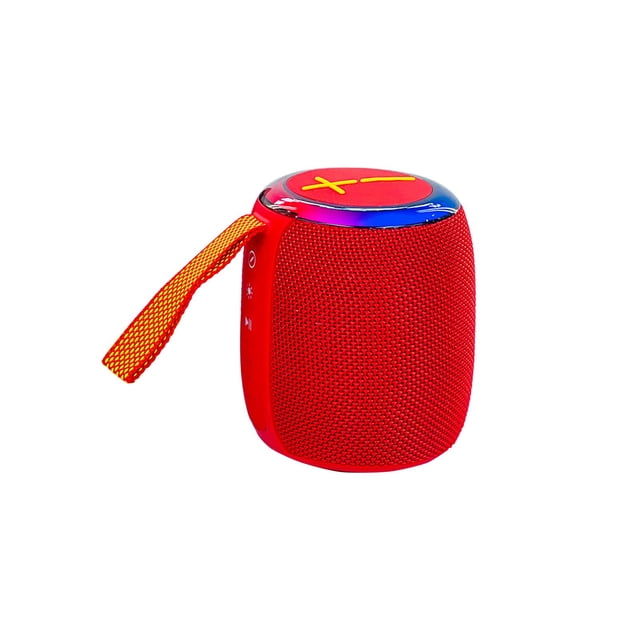 Altavoces Bluetooth Inalámbrico, Altavoz Colgante Bluetooth con Luces Coloridas Y Ranura para Tarjetas para Senderismo en Bicicleta, 12x9.5x9.5cm / 4.72x3.74x3.74In Accesorio de Mochila Ideal